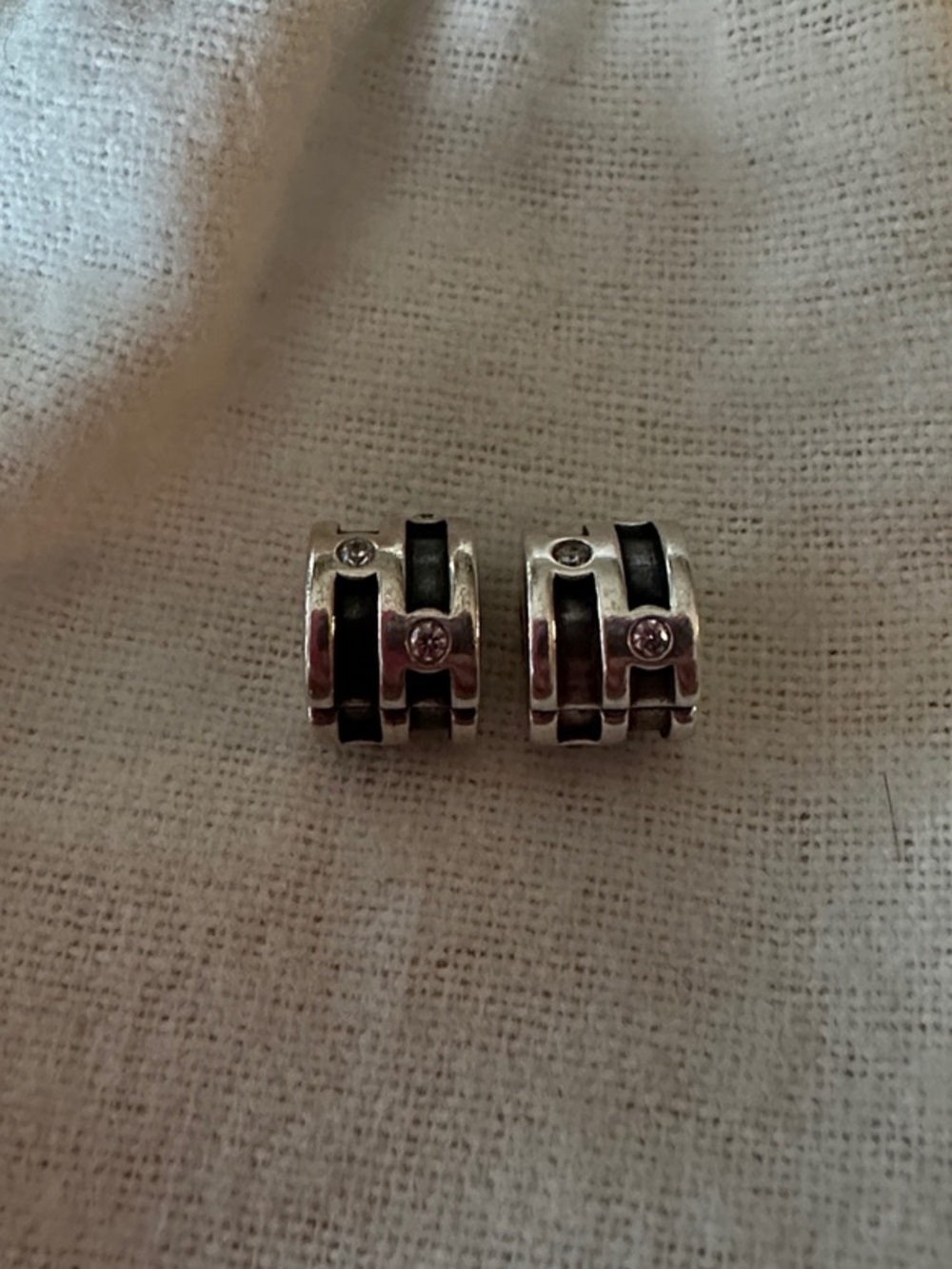 retired Pandora Sparkling Abstract Clip Charms